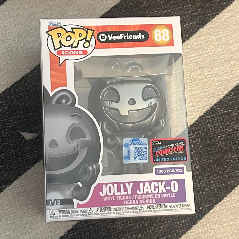 🎃 Funko Pop! Icons VeeFriends Jolly Jack-O #88 – NYCC 2025 Limited Edition